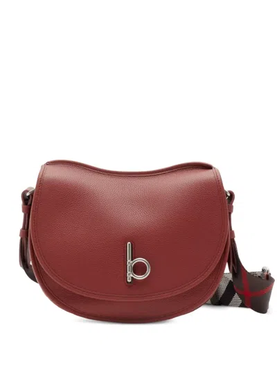 Burberry Rocking Horse Crossbody Bag In Red