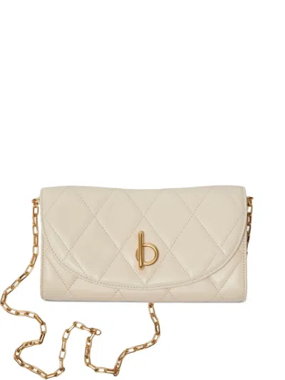 Burberry Rocking Horse Crossbody Bag In White