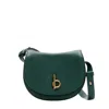 Burberry Rocking Horse Foldover-top Leather Crossbody Bag
