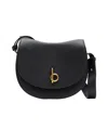 Burberry Women's Elegant Leather Bag For All Occasions In Black