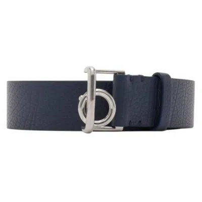 Burberry Rocking Horse Leather Belt In Blue