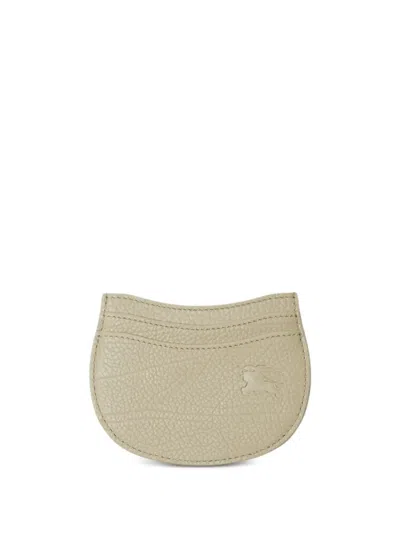 Burberry Rocking Horse Leather Cardholder In Neutrals