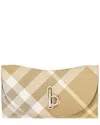 BURBERRY BURBERRY ROCKING HORSE LEATHER-TRIM CONTINENTAL WALLET