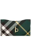 BURBERRY BURBERRY ROCKING HORSE LEATHER-TRIM CONTINENTAL WALLET