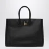 Burberry Medium Rocking Horse Suede Tote Bag In Black