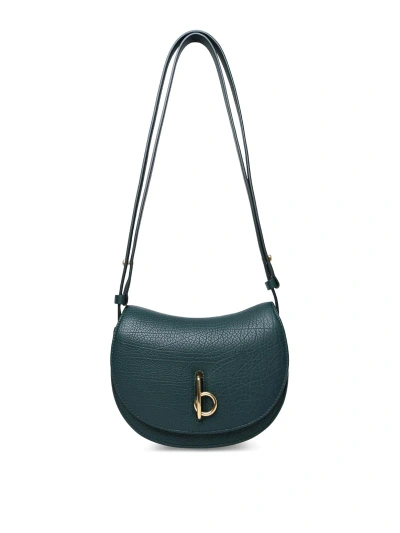 Burberry Rocking Horse Mini Ag In Green Leather