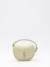 Burberry Mini Shoulder Bag With Adjustable Strap And Textured Finish In Beige