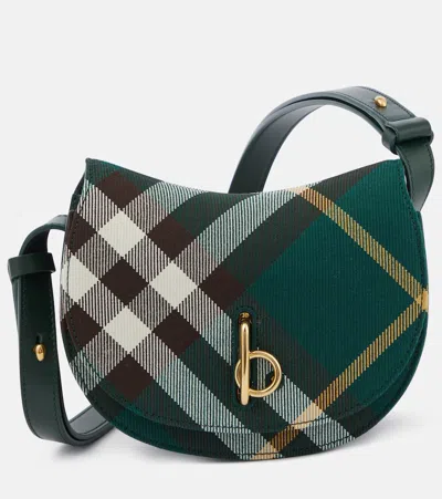 Burberry Rocking Horse Mini Shoulder Bag In Green