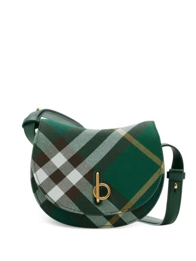 Burberry Rocking Horse Mini Shoulder Bag In Green