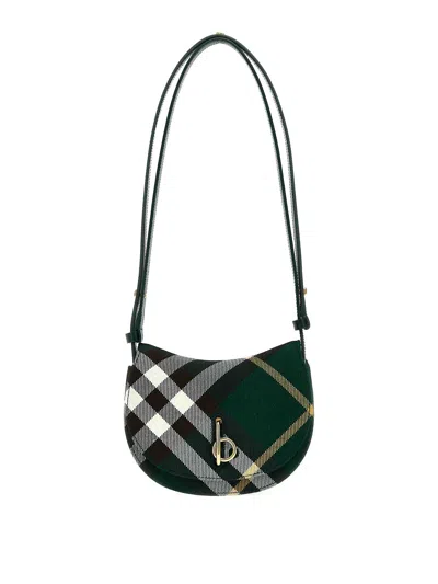 Burberry Rocking Horse Mini Shoulder Bag In Green