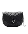 Burberry Rocking Horse Saddle Bag In Black