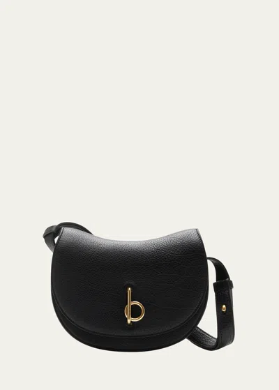 BURBERRY ROCKING HORSE SADDLE LEATHER SHOULDER BAG