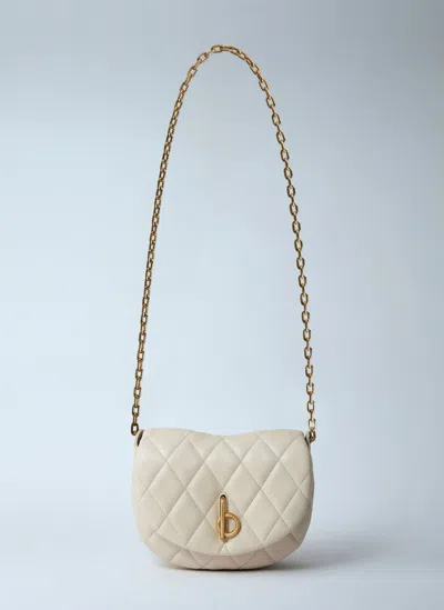Burberry Rocking Horse Shoulder Bag In Beige