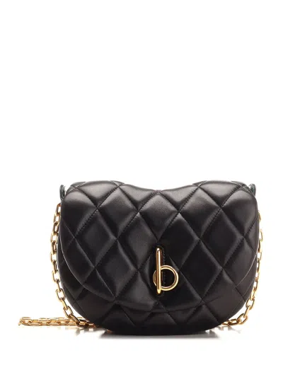 Burberry Rocking Horse Shoulder Bag In Black