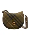 Burberry Brown And Black Rocking Horse Shoulder Bab In Brown