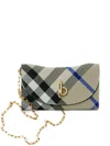 Burberry Rocking Horse Wallet On Chain In Neutrals