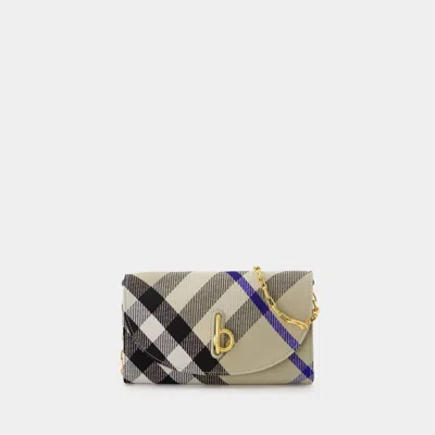 Burberry Rocking Horse Wallet On Chain In Multi