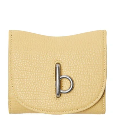 Burberry Rocking Horse Wallet In Yellow