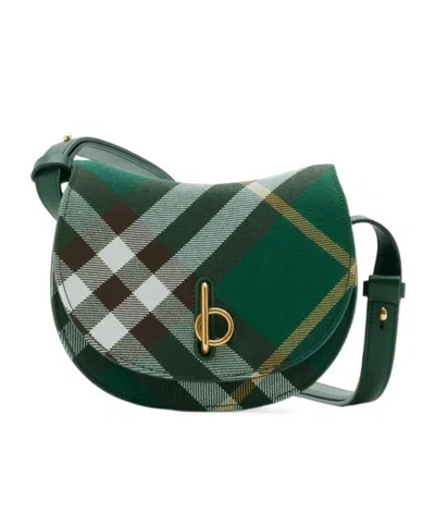 BURBERRY BURBERRY ROCKING HORSE CHECKED CROSSBODY BAG