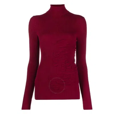 Burberry Roll-neck Jumper With Equestrian Knight Motif