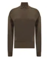 Burberry Wool Sweater In Brown