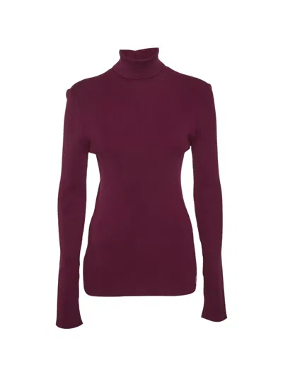 Pre-owned Burberry Roll-neck Top In Purple