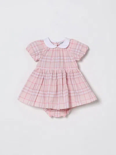 Burberry Babies' Romper  Kids Color Pink