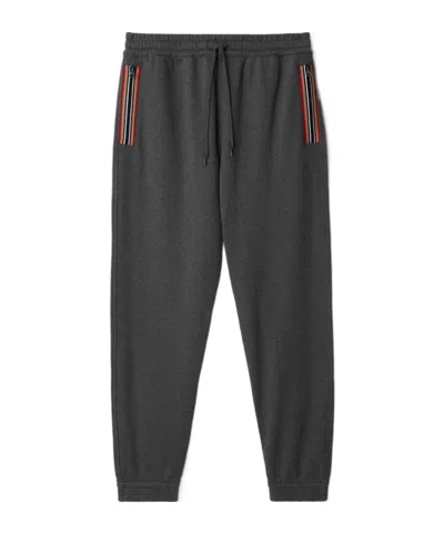 Burberry Rope Strap Sweatpants In Gray