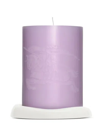 Burberry Rose And Violet Blossom Candle In Purple