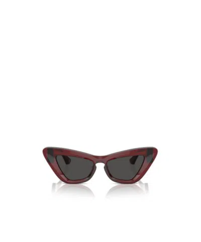 Burberry Rose Cat-eye Sunglasses In Black