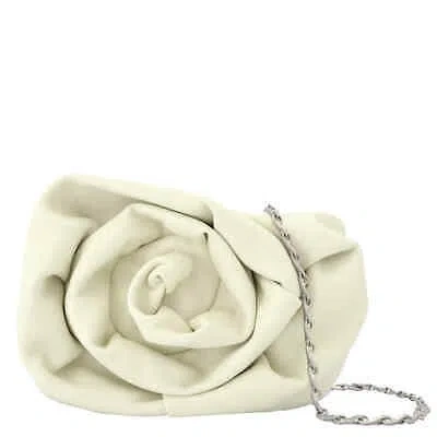 Pre-owned Burberry Rose Chain Leather Clutch Bag 8081824 In Sherbet