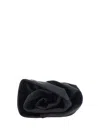 Burberry Rose Chain Clutch In Black