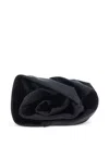 Burberry Rose Chain Clutch In Black