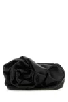 Burberry Rose Chain Clutch In Black