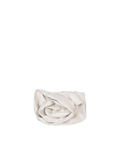 Burberry Rose Clutch In Beige In Almond