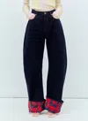 Burberry Japanese Denim Curved Leg Jeans In 10 Words In Blue