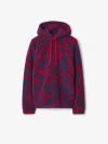 BURBERRY ROSE FLEECE HOODIE