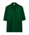 Burberry Rose Jacquard Polo Shirt In Green