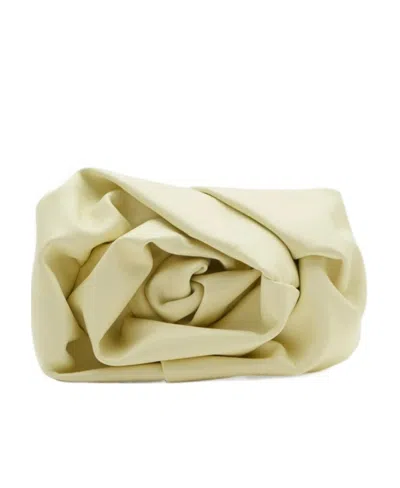 Burberry Rose Leather Clutch Bag In Nude