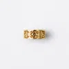 Burberry Gold-plated Rose Ring In Gold