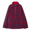 Burberry Rose-print Fleece Reversible Jacket