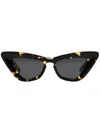 Burberry Brown Rose Sunglasses In Brown