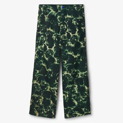 Burberry Rose Waxed Cotton Trousers