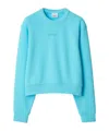 Burberry Check Crewneck Sweatshirt