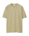 Burberry T-shirt Oversize In Cotone Cappuccino Uomo In Nude