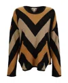 Burberry Round-neck Long-sleeved Pullover In Black