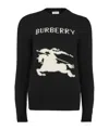 Burberry Ekd Wool Cashmere Sweater In Black