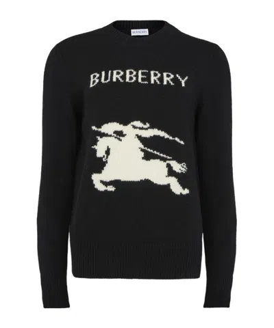 Burberry Women Ekd Knit Crewneck In Black