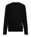 Burberry Versatile Ribbed Cashmere Sweater In Black