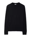 Burberry Wool Sweater In Black